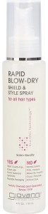 Giovanni Hair Shield & Style Spray Rapid Blow-Dry 118ml