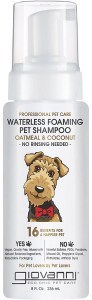Giovanni Waterless Foaming Pet Shampoo Professional Pet Care 236ml