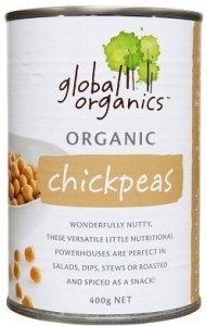 Global Organics Chick Peas 400gm