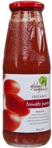 Global Organics Tomato Puree (Passata di Pomodro) 680g