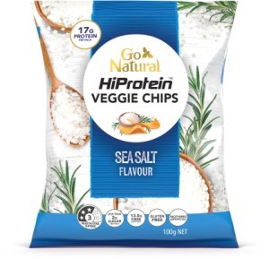 Go Natural Hi Protein Chips Sea Salt 100g