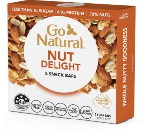 Go Natural Nut Delight Snack Bars  5x35g
