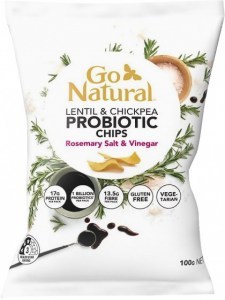 Go Natural Probiotic Chips Rosemary Salt & Vinegar 100g