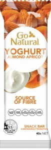 Go Natural Yoghurt Almond and Apricot Bars16x40g