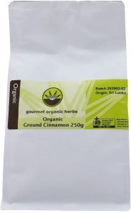 Gourmet Organic Cinnamon Ground 250g