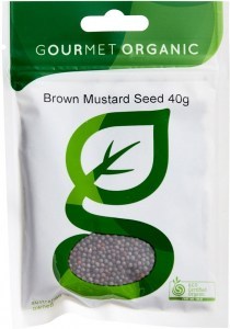 Gourmet Organic Mustard Seed Brown 40g Sachet