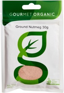 Gourmet Organic Nutmeg Ground 30g Sachet x 1