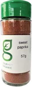 Gourmet Organic Sweet Paprika Shaker 57g