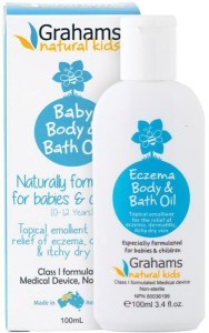 GRAHAMS NATURAL BABY Eczema Body & Bath Oil 100ml