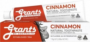 Grants Natural Toothpaste Cinnamon 110g