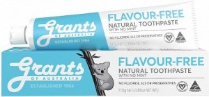 Grants Flavour - Free Toothpaste w/No Mint 110g