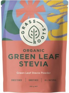 Grass Roots Organic Green Leaf Stevia Powder 250g