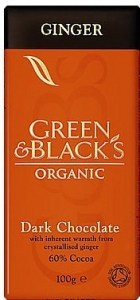 Green & Blacks Ginger Dark Chocolate 100g