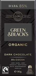 Green & Blacks Organic Dark Chocolate 85% Cocoa 100g