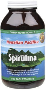 Green Nutritionals Hawaiian Pacifica Spirulina Tablets 500mg 500 Tabs