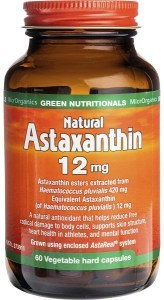 Green Nutritionals Natural Astaxanthin Vegan Capsules 12mg 60 Caps