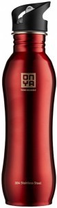 H2ONYA Stainless Steel Bottle 750ml Red