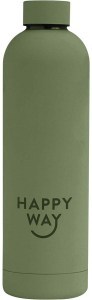 Happy Way Insulated Stainless Steel Bottle Sage Matte 750ml
