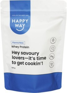 Happy Way Whey Protein Powder Flavourless 500g