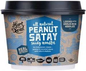 Hart & Soul All Natural Peanut Satay Saucy Noodles 135g