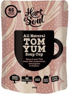 Hart & Soul All Natural Tom Yum Soup Cup Sachet  100g NOV24