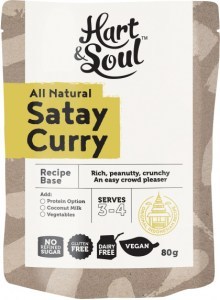 Hart & Soul Chicken Satay Recipe Base 80g MAR25
