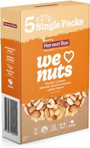 Harvest Box Power We Love Nuts Multipack  (5x27g Pack) 135g