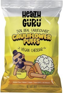 Health Guru Cauliflower Puffs Vegan Cheddar 6x56g
