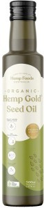 Hemp Foods Australia Organic Hemp Gold Seed Oil Contains Omega 3, 6 & 9 500ml