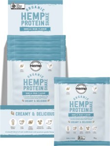 Hemp Foods Australia Organic Hemp Protein Shake Vanilla 35g
