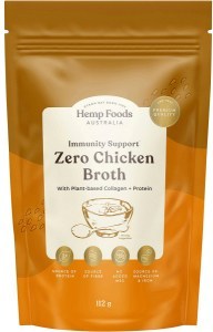 Hemp Foods Australia Zero Chicken Broth Immunity Support 112g