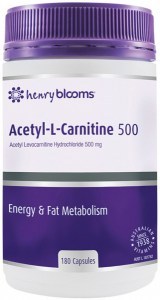 HENRY BLOOMS Acetyl L-Carnitine 500 180vc