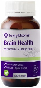 HENRY BLOOMS Brain Health (Mushrooms & Ginkgo 6000) 40c