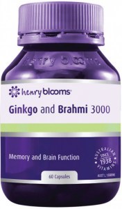 HENRY BLOOMS Ginkgo and Brahmi 3000 60c