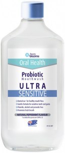 HENRY BLOOMS ORAL HEALTH Probiotic Mouthwash Ultra Sensitive Peppermint 375ml