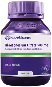 HENRY BLOOMS Tri-Magnesium Citrate 900mg 60c