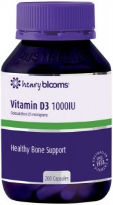 HENRY BLOOMS Vitamin D3 1000 IU 200c