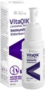 HENRY BLOOMS VITAQIK Liposomal Spray Immunity Elderberry Oral Liquid 50ml