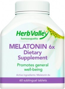 Herb Valley Homeopathic Melatonin  60tabs