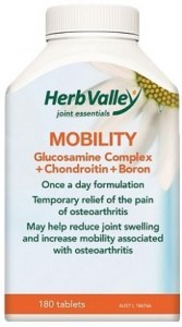 Herb Valley Mobility Glucosamine+Chondroitin+Boron 180tabs