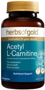 HERBS OF GOLD Acetyl L-Carnitine 60c