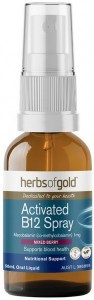HERBS OF GOLD Activated B12 Spray Mixed Berry Oral Liquid 50ml