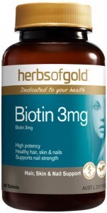 HERBS OF GOLD Biotin 3mg 60t