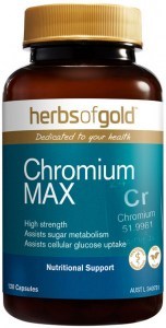 HERBS OF GOLD Chromium MAX 120c