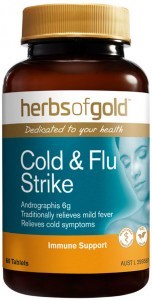 HERBS OF GOLD Cold & Flu Strike 60t