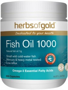 HERBS OF GOLD Fish Oil 1000 200c