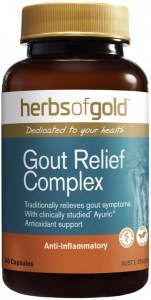 HERBS OF GOLD Gout Relief Complex 60vc