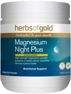 HERBS OF GOLD Magnesium Night Plus (Citrus Berry) Oral Powder 300g