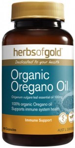 HERBS OF GOLD Organic Oregano Oil 60c