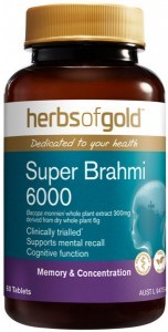 HERBS OF GOLD Super Brahmi 6000 60t
